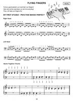 Academy Piano Course Book 1 Example Flying Fingers