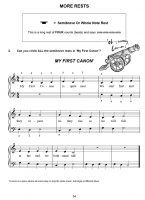 Academy Piano Course Book 1 Example Rests